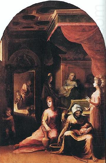 Domenico Beccafumi Birth of the Virgin china oil painting image